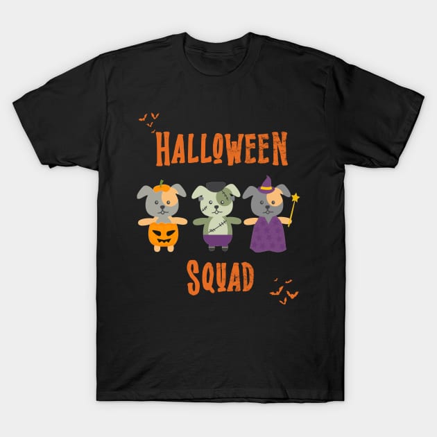 Funny Dog Squad Halloween 2020 costume party Gift T-Shirt by chilla09